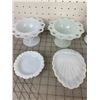 Image 2 : VINTAGE LOT OF MILK GLASS