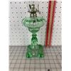 Image 3 : VINTAGE GREEN OIL LAMP