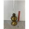 Image 5 : VINTAGE USA BRASS OIL LAMP