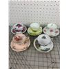 Image 1 : LOT OF TEA CUPS AND SAUCERS AYNSLEY ROYAL VALE ETC