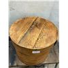 Image 2 : Round cheese box n lid - wooden