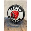 Image 5 : Red Indian gas pump - globe 13.5", glass lenses - reproduction