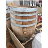 Image 4 : Large oak barrel - 35"x26"W