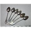 Image 3 : Stamped "Sterling", silver spoons