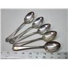 Image 1 : Stamped "Sterling", silver spoons