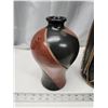 Image 3 : Decorative Drum & Clay Vase - signed