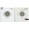 Image 1 : 2 Canadian silver 5 cent coins - 1890 & 1902
