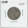 Image 1 : 1938 Canadian silver 25 cent coin