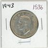 Image 1 : 1943 Canadian silver 50 cent coin