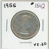 Image 1 : 1955 Canadian silver 50 cent coin