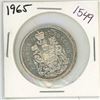 Image 1 : 1965 Canadian silver 50 cent coin
