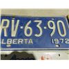 Image 3 : 5 Different Alberta & Manitoba licence plates