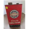 Image 2 : Toronto Elevators Pure Linseed Oil 1 gal, Can & Hotshot Wolverine Tin