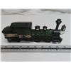 Image 2 : Avon Centennial Express Glass Train.  Massive Black Glass Train with plastic cow-catcher lid. Housed