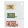 Image 1 : Lot of 3 Bulgarian notes. 1961 1 Lev, 1951 3 Leva & 1951 10 Leva. AU.