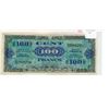 Image 1 : France. Allied Military Currency. 1944 100 Francs. VF.