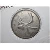 Image 2 : 1962 Canadian silver 25 cent coin