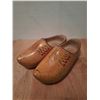 Image 1 : Vintage, Hand Painted, Dutch Wooden Clog Shoes Handmade Men’s 4, Women’s 5