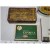 Image 2 : Vintage cigarette tins/packs - Black Cat, Export, etc.