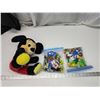 Image 1 : Kids lot - Vintage mickey mouse stuffy and Legos
