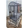 Image 1 : Large bird cage - some rusty spots - 58"H x 22"D x 24"W