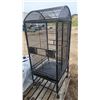 Image 2 : Large bird cage - some rusty spots - 58"H x 22"D x 24"W