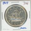Image 2 : 1949 "Floreat Terra Nova" Canadian silver dollar