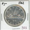 Image 1 : 1961 Canadian voyageur silver dollar