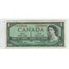 Image 1 : 1954 bank of Canada $1 replacement bill- A/A0286643
