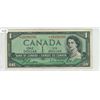 Image 1 : 1954 bank of Canada $1 replacement bill-A/A 0188785