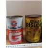 Image 2 : Lot of 4 oil tins