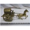 Image 1 : Brass Horse & Wagon