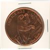 Image 1 : 1oz copper round - Giant Sloth