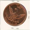 Image 2 : 1oz copper round - Giant Sloth