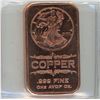 Image 1 : 1oz Copper Bar - Walking Liberty