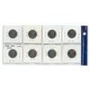 Image 2 : Lot of 8 Canadian quarters- (2007 and 2008) - Alpine skiing, biathlon, curling , figure skating , fr