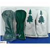 Image 2 : Set of 4 Waskesiu Lobstick golf club covers (protectors), new in the original plastic.