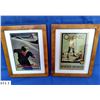 Image 1 : Set of 2 Art Deco framed prints of 1930s Canadian Pacific Railways Lithographs