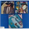 Image 1 : Group of 3 Vintage original Rock LP's, including The Rolling Stones, Culture Club, and Elton John.