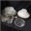Image 1 : Milk glass Fire king dishes & dishes
