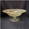 Image 2 : 12" dia green crystal bowl
