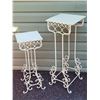 Image 3 : Ornate metal nesting plant stands.