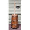 Image 1 : Very nice vintage wood butter churn.