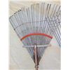 Image 3 : Vintage Bamboo & metal yard rakes.