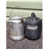 Image 7 : Vintage Coleman backpack stove & campfire coffee percolator.