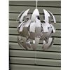 Image 4 : Novelty “ Death Star” white space style ceiling light. Open & close pull cords.