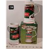 Image 1 : 2 Pilsner Heritage beer steins. One complete with box.