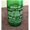 Image 3 : Lot of three vintage 7-Up bottles.  28 fl. oz., 12 fl. oz., 7 fl. oz..