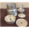 Image 2 : Vintage aluminum 2 cup coffee perk.  Complete.  Stamped Japan.