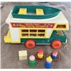 Image 1 : Vintage 1972 Fisher Price Little People Play Family Camper #994 with some accessories.